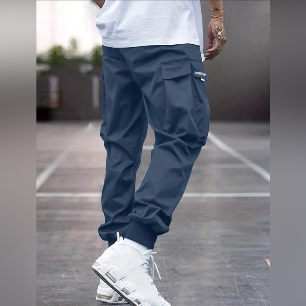 NWT SHEIN Men's Solid Color Simple Daily Casual Pants